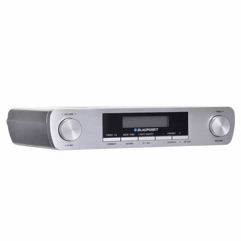 Radio kuchenne BLAUPUNKT KR14BT z Bluetooth, FM, wyświetlaczem LED, 2x0,8W, sieciowe/bateryjne, szare