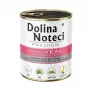 Mokra karma dla psów Dolina Noteci Premium cielęcina z zielonym groszkiem, 800 g, wilgotność 78%, białko 12%