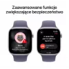 Apple Watch Series 11 GPS + Cellular 42mm Srebrna Aluminiowa Koperta z Fioletowo-Mglistym Paskiem Sportowym - M/L