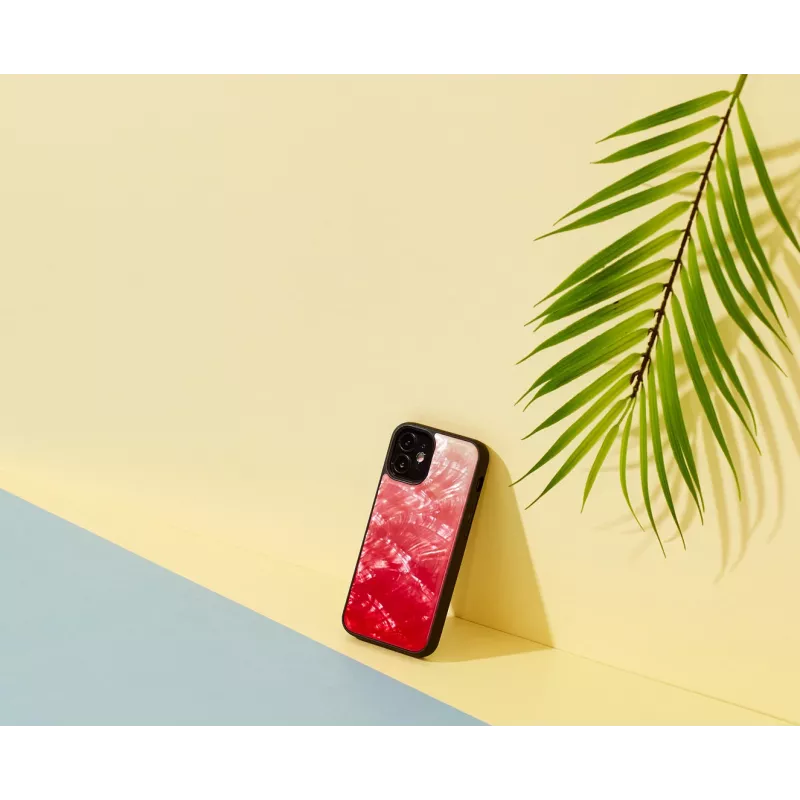 Etui ochronne iKins do Apple iPhone 12 mini — Pink Lake z czarnymi akcentami