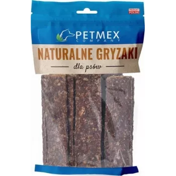 Przysmaki dla psów PETMEX Deer Stripes paski do żucia 200 g — dziczyzna, bez zbóż, psy dorosłe