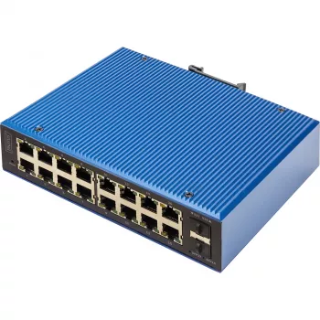 Przełącznik zarządzany DIGITUS DN-651159 16+2-Portowy Gigabit Ethernet PoE