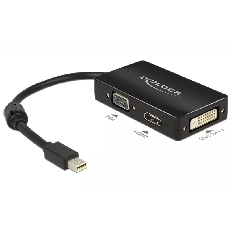 Kabel DeLOCK 0,16 m DisplayPort/VGA + HDMI + DVI