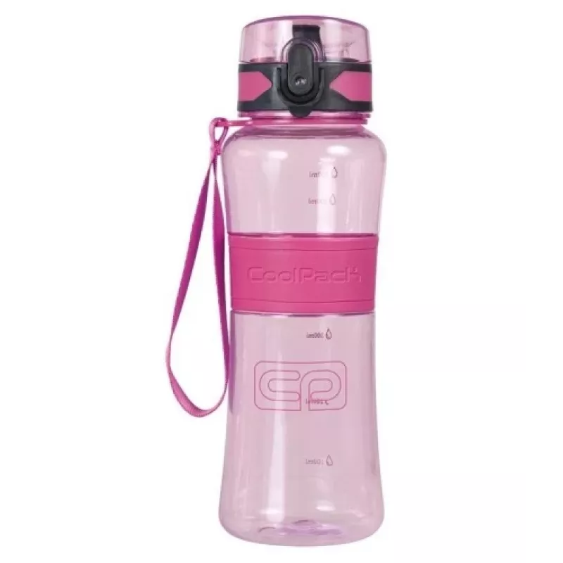 COOLPACK Butelka na wodę - Tritanum 550 ml Różowa