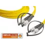 Lightwin Wysokiej Jakości Dupleksowy Kabel Światłowodowy, SM, FC - FC Patchcord Światłowodowy (LDP-09 FC-FC 10.0)