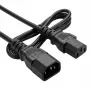 Kabel zasilający Bachmann 356.1258 Czarny 3 m C14 C15 coupler