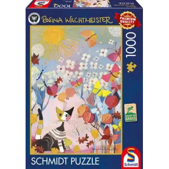 Rosina Wachtmeister: Pasiaste kocię, puzzle 1000 elementów