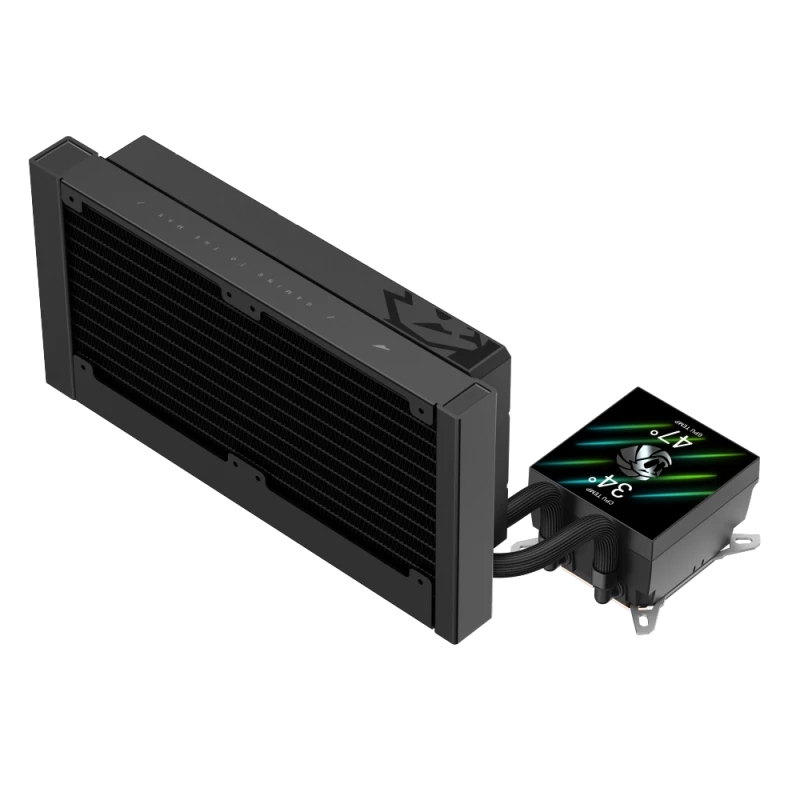 Chłodzenie cieczą CPU Gamemax | GLACIER 240 LCD BK | Intel, AMD