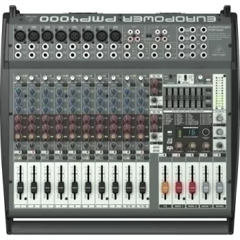 Behringer PMP4000 mikser audio 20 kanałów 10 - 200000 Hz Czarny
