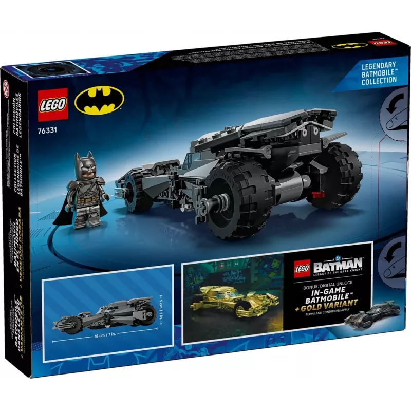 LEGO BATMAN 76331 Batman v Superman Batmobil