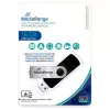 MEDIARANGE MR931-2 - 16 GB - USB Type-A / Micro-USB - 2.0 - 15 MB/s - pierścień obrotowy - Srebrny - Czarny