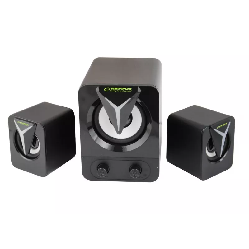 Głośniki Esperanza EGS107 2.1 USB LED 5 W Czarny
