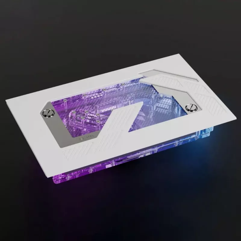 Alphacool Distroplate Apex Dark Base Pro 901 RGB Support — płyta dystrybucyjna do chłodzenia wodnego PC, model 14658