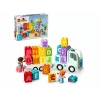Zabawka konstrukcyjna LEGO DUPLO 10421 Ciężarówka ABC, 36 elementów, 2 minifigurki, dla dzieci od 2 lat, wymiary 110×140×70 mm