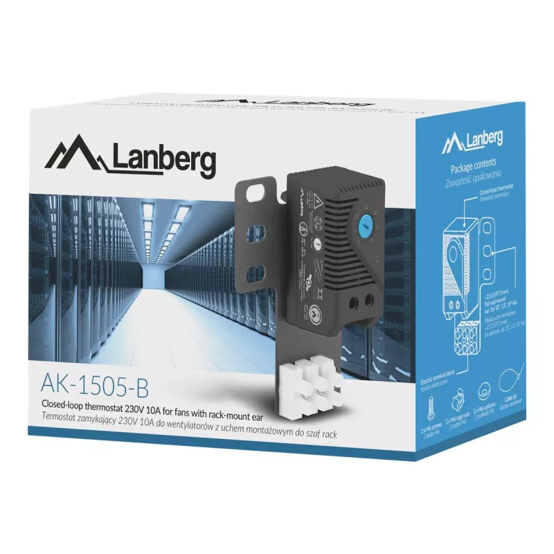 Termostat Lanberg AK-1505-B Szary