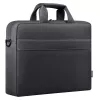 Torba na laptopa DEFENDER FIRM 26123 do laptopów 15,6 cala, poliuretan, czarna, toploader, odpinany pasek na ramię