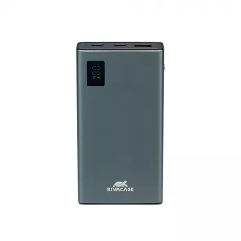 Powerbank Rivacase VA1021 10000 mAh, podwójne wyjścia USB, wskaźniki LED, kompaktowa ładowarka przenośna