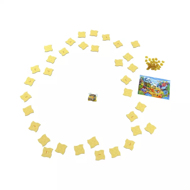 Gra spotyka Puzzle – Poszukiwanie skarbów w oceanie, gra planszowa