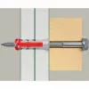 fischer Kołek rozporowy DUOPOWER 10x50 BigBox jasnoszary/czerwony 210 sztuk z możliwością wielokrotnego zamykania (570550)