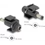 DeLOCK Moduł Keystone DC 5.5 x 2.5 mm żeński do męskiego czarny