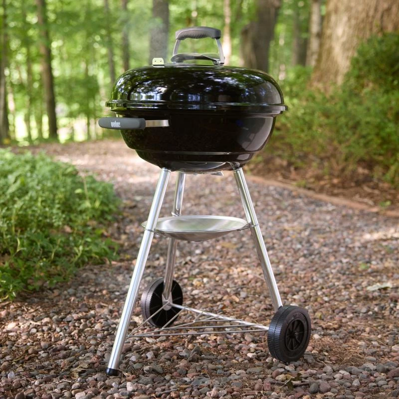 Grill węglowy Weber Compact Kettle 47 cm czarny (1502054)