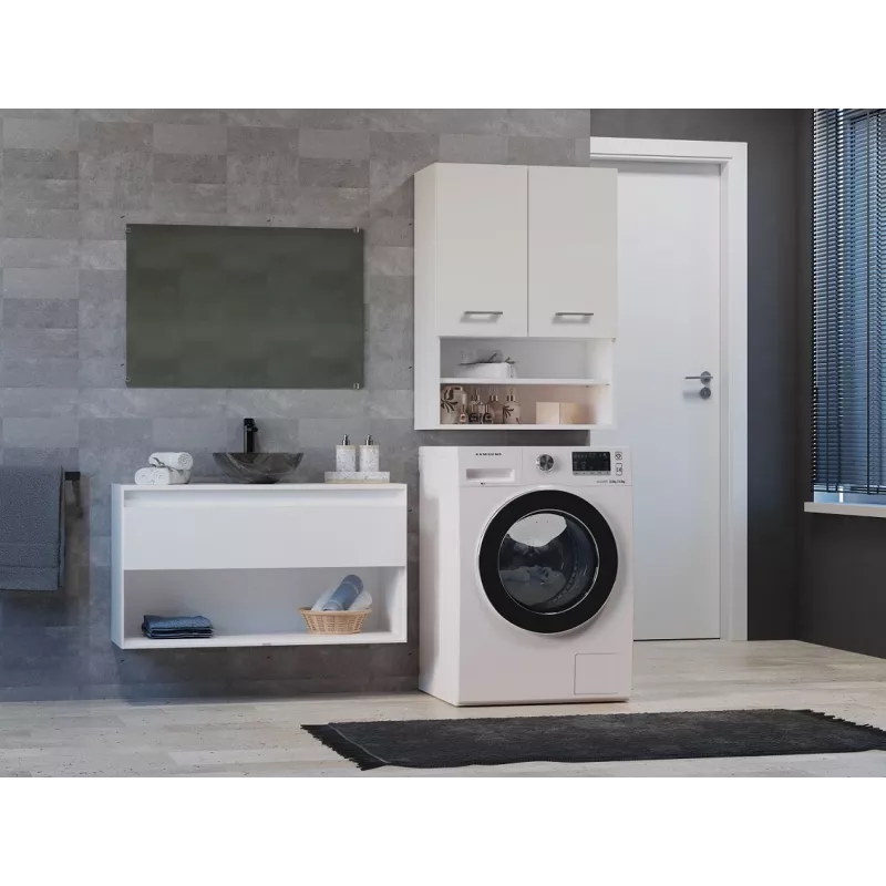 Topeshop POLA MINI DK biała szafka łazienkowa