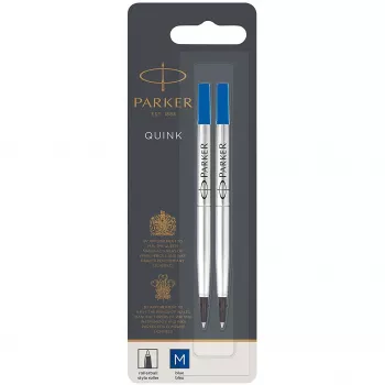 WKŁAD PARKER ROLLERBALL 2 SZT. M NIEBIESKI BLISTER