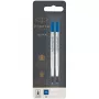 WKŁAD PARKER ROLLERBALL 2 SZT. M NIEBIESKI BLISTER