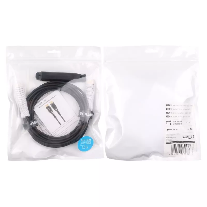 Lenovo Kabel HDMI Optical. (5m, HDMI, 2.0), Kabel wideo