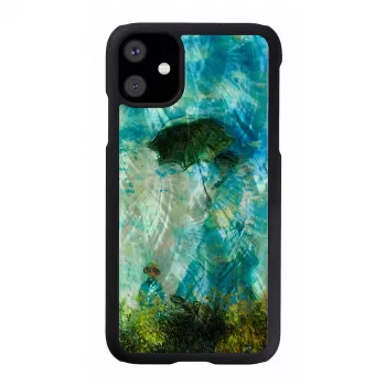 Etui na smartfona iKins do iPhone 11 — wzór Czarny Camille, etui ochronne