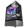 Obudowa PC TACENS Mars Gaming MC-XO Midi Tower Czarna — ATX/Micro-ATX/Mini-ITX, zasilacz na dole, 1×120mm wentylator tylny, obsługuje GPU do 328 mm