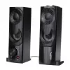 2-w-1 Głośnik PC Soundbar Komputerowy RGB LED Podświetlenie Stereo Gaming USB 2 x 3W AUX 3.5 mm