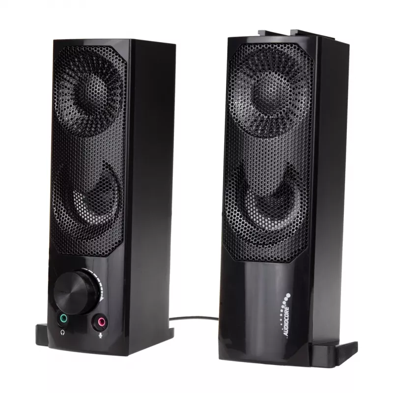 2-w-1 Głośnik PC Soundbar Komputerowy RGB LED Podświetlenie Stereo Gaming USB 2 x 3W AUX 3.5 mm