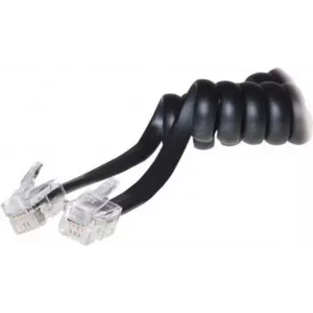 S/CONN 2m RJ10 Czarny Transparent ShiverPeaks