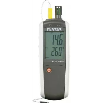 Voltcraft PL-100TRH przyrząd do pomiaru wilgotności/temperatury, termo-/higrometr (PL-100TRH)