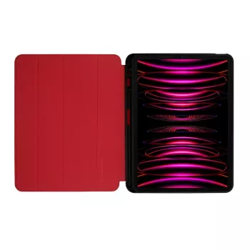 Etui Folio Crong Flexfolio 27,7 cm (10,9 cala) dla iPada 11 Pro Air Czerwone