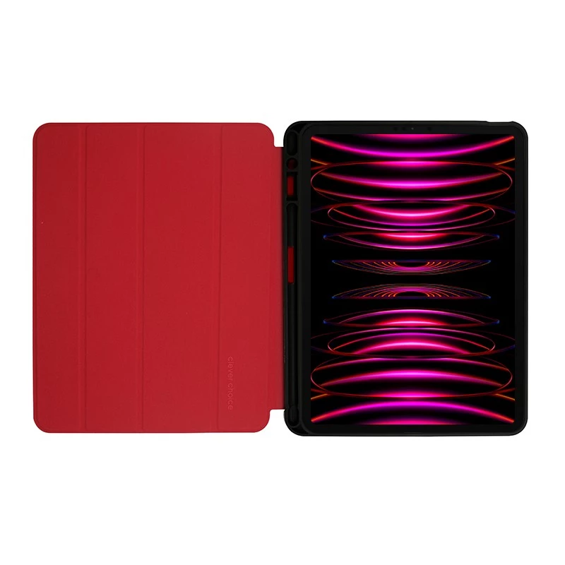 Etui Folio Crong Flexfolio 27,7 cm (10,9 cala) dla iPada 11 Pro Air Czerwone