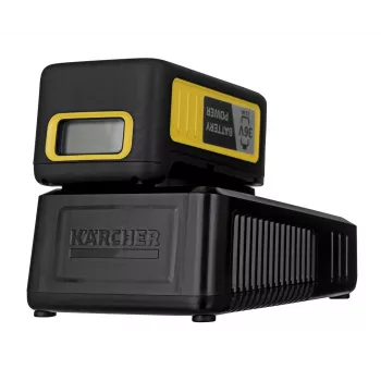 Zestaw baterii i ładowarki Karcher Starter Kit Battery Power 36/25 — 36 V, 2500 mAh, żółty
