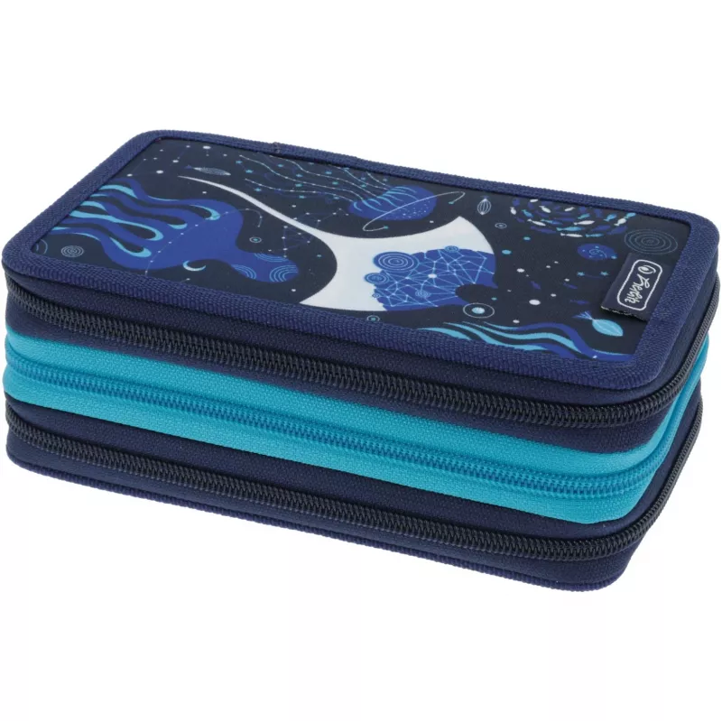 Herlitz TriCase Deep Ocean 31 elementów niebieski poliester 190x70x115 mm