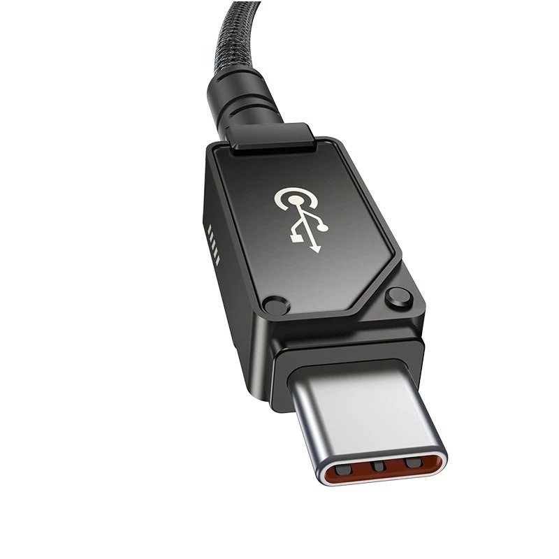 Baseus Unbreakable USB C do iP kabel 2 m 20 W Czarny