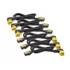 APC Power Cord Kit (6 szt.), blokowany, C13 do C14 (kąt 90°), 1,2 m