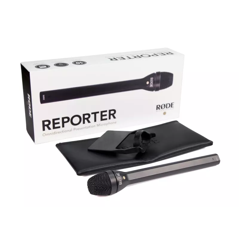 RØDE Reporter Czarny Interview microphone