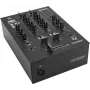 DJ Mixer Omnitronic PM-222P 2-kanałowy z odtwarzaczem, kompaktowy mikser 2-kanałowy z wbudowanym odtwarzaczem multimedialnym
