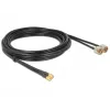 Kabel koncentryczny DeLOCK 89467 RG-58 5m 2x wtyk N 2x wtyk SMA Czarny