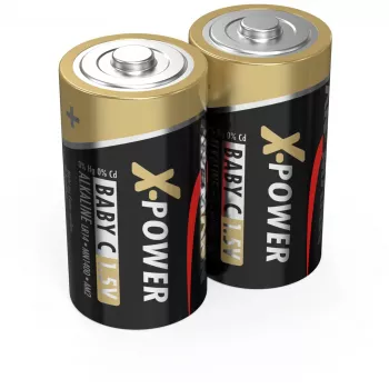 Bateria alkaliczna ANSMANN X-Power, (C), opakowanie 2 szt. (5015623), 7500mAh