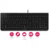 CHERRY KC 1000 klawiatura biurowa USB QWERTY hiszpańska czarna