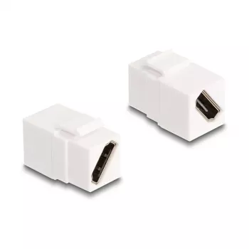 Moduł Keystone DeLOCK HDMI żeński na żeński diagonalny 8K 60 Hz biały