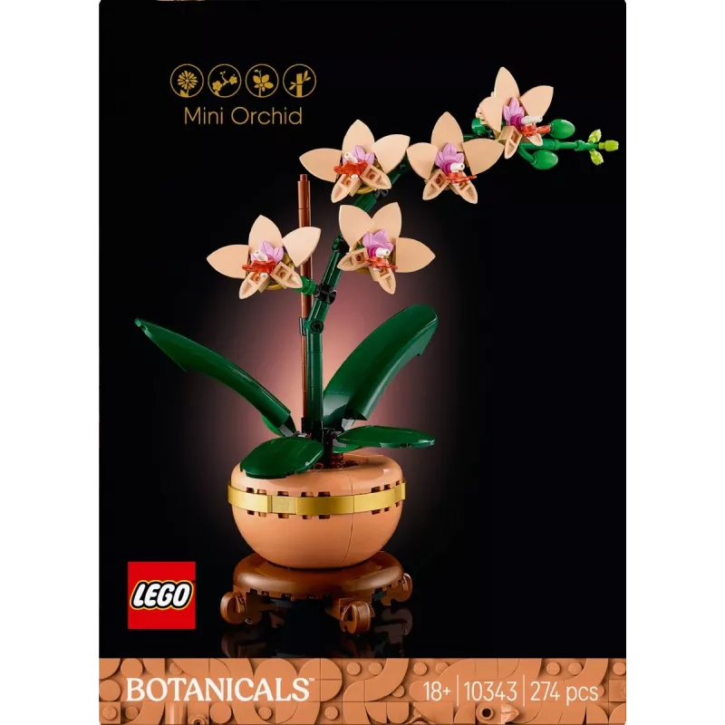 LEGO ICONS 10343 Kolekcja Botaniczna - Mini Orchidea