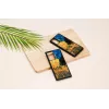 Ochronne etui na telefon iKins dla Samsung Galaxy Note 20, czarne „Cafe Terrace”
