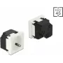 Delock Easy 45 gniazdo wtykowe z uziemieniem 45°-Anordnung 45 x 45 mm (81422)